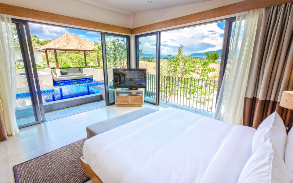 4 Bedroom Private Pool Villa with Partial Seaview : casabay seaview 4 bedroom villa phuket